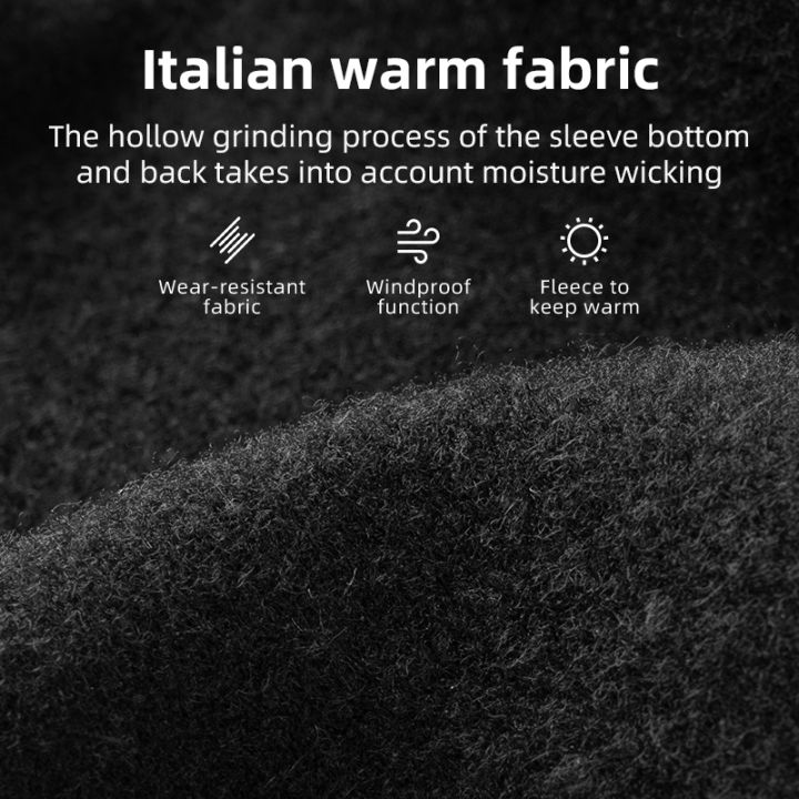 ROCKBROS%20Men's%20Cycling%20Windproof%20Fleece%20Jacket%20Autumn%20Winter%20Windproof%20MTB%20Road%20Bike%20Top%20Long%20Sleeves%20Warm%20Sport%20Coat%20With%202%20Widened%20Pockets%20Bicycle%20Clothing%20-%20Image%204