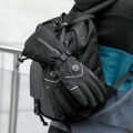 Heated Gloves Winter Thermal Motorcycle Heating Gloves Waterproof Touch Screen Riding Long Finger Gloves. 