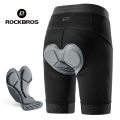 ROCKBROS Men's Cycling Shorts Dual-layer Sponge Density Bike Shorts Side Pocket Design Cycling Pants Sport Clothing. 