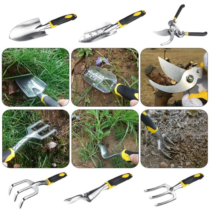 Rake Ruler 8pc Gardening HOT SELL New Plant Tool Set Kit Garden DIY +Case Ruler ...