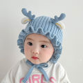 Dear Ear Baby Beanie Hat Winter Autumn Infant Bonnet For Baby Girls Beanie Hats 0-3yrs. 