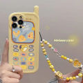 Custard Cheese Big Brother Square Emoji Chain Apple Iphone14 14plus 14pro 14promax 13Promax 12Pro Mobile Phone Case Suitable for IPhone11 XR 11 Pro X Xr Xs Max 7 8 Plus Soft Shell Transparent. 