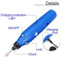 Universal Serial New Bus Electric Rechargeable Engraving Grinder Pen Pedicure Manicure Nail Drill Set -. 