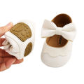 Heartandsoul New arrival Ma Baby 0 18M Cute Newborn Baby Girls Princess with Bowknot PU Leather Solid Shoes. 