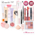 Lameila Set 19 cs Set of Cream Lipsti rotection Cream akeup owder Concealer Fal akeup Eye akeup Cosmets ools. 