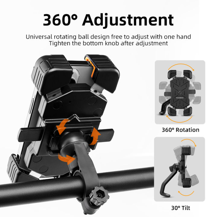ROCKBROS%20Shockproof%20Cycling%20Phone%20Holder%20360%C2%B0%20Adjustable%20MTB%20Phone%20Mount%20Anti-vibration%20Anti-shake%20Road%20Bicycle%20Phone%20Bracket%20Quick%20Release%20Motorcycle%20Phone%20Holder%20E-Bike%20Accessories%20-%20Image%203