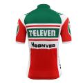 Factory Stock Factory Direct Men Cycling jersey Set 7-11 retro men 7/11 seven eleven bike clothing wear road mtb Mountain team racing red green mountain bicycle shirt. 