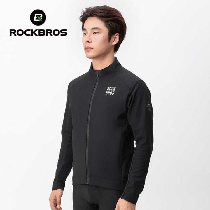 ROCKBROS%20Men's%20Cycling%20Windproof%20Fleece%20Jacket%20Autumn%20Winter%20Windproof%20MTB%20Road%20Bike%20Top%20Long%20Sleeves%20Warm%20Sport%20Coat%20With%202%20Widened%20Pockets%20Bicycle%20Clothing%20-%20Image%207