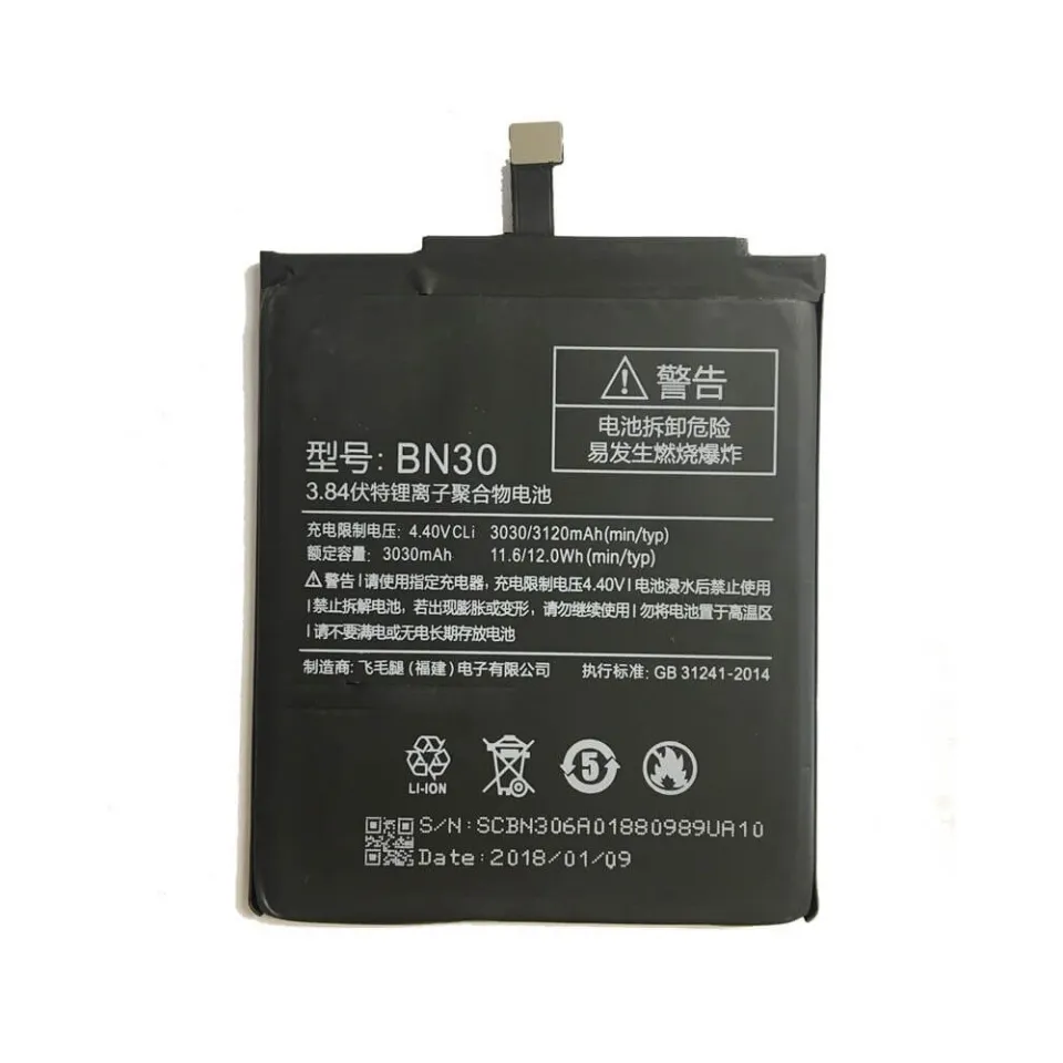 Mobile Battery for Xiaomi Mi Redmi 4A 3030 mAh-BN30