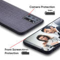 lthmy for Google Pixel 6A Case Textile Texture Leather Skin Phone Cases Soft TPU Hard PC Cover Casing.