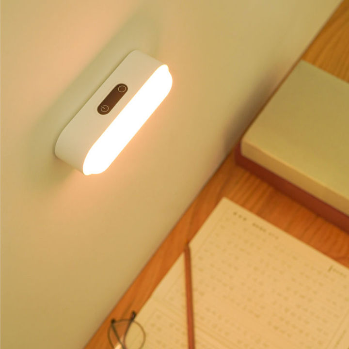 BAIM%20LED%203W%20Motion%20Sensor%20USB%20Rechargeable%20Table%20Lamp%20Magnetic%20Cabinet%20Touch%20Dimming%20Learning%20Eye%20Protection%20Reading%20Book%20Bedroom%20Wardrobe%20Wall%20mounted%20Induction%20Wireless%20Room%20Sensing%20Night%20Light%20-%20Image%203