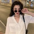 MIAOYA Fashion Jewelry Shop Taeyeon Retro Round Ladies Metal Frame Sunglasses For Couples Exquisite Birthday Gifts. 