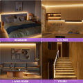 【sought-after】 5M 12V COB LED Strip Light,320LEDS/M High Density Super Bright Flexible COB LED Lights, 8mm width,Warm White/White,String Light Decorative room, ceiling, corridor.