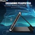 For Samsung Galaxy S25 Plus 24 Ultra Flip Case Smart Cosmetic Mirror Cover for Samsung S25 Ultra S25 Plus Shockproof Cases Clear View Stand Housing. 
