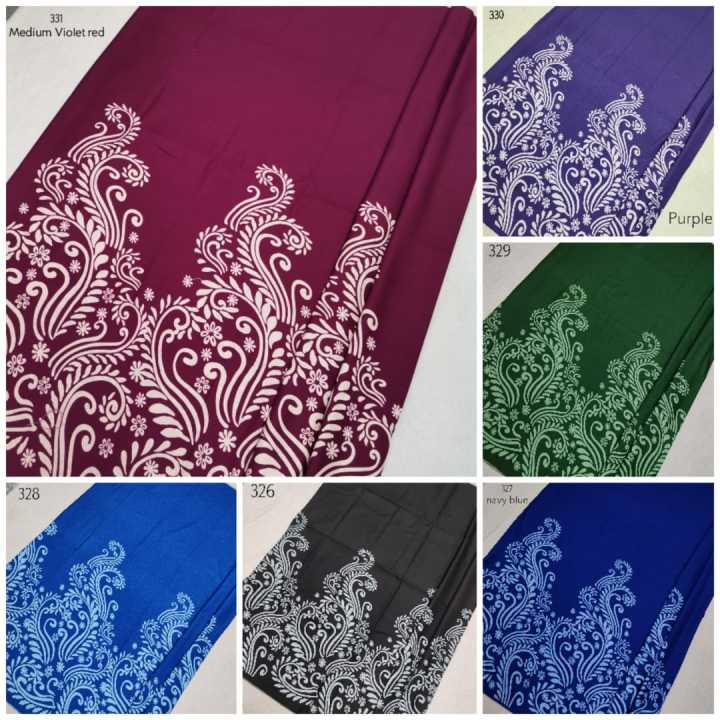 KAITIK KAINSARONG KAINCOTTON BUNGAHALUS BATIK COTTON TEXTILE SARONGBATIIAPJAHIT KAINPASANG