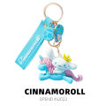 Anime Kawaii Sanrio Hello Kitty Keychain Holder Key Chain Car Keyring Backpack Pendant Ornaments Jewelry Gifts. 