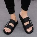 MIAO-JI 2024 [Ready Stock] Selipar Men's Sandals Size 39-44 EVA Trend Slipper Man Outoor walking Sandal flip flop fashion Slippers men casual slippers sports sandals beach shoes Super-me. 