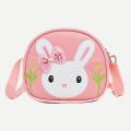 【Happier】Hot selling Bags and Travel Kids bag Girls Cute Children 3D Cartoon Bunny Pattern Shoulder Messenger Handbags Kids Girls Small PU Leather Crossbody Bags. 