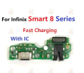 Fast charge Charging board for Infinix Smart 8 Pro Plus HD X6525 X6525B X6526. 