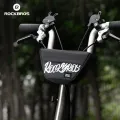 ROCKBROS Bike Bag 0.7L Large Capacity Bicycle Trapezoidal Front Bag Portable Folding Bike Handlebar Bag. 