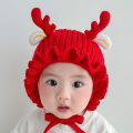 Dear Ear Baby Beanie Hat Winter Autumn Infant Bonnet For Baby Girls Beanie Hats 0-3yrs. 