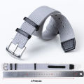 20mm 22mm Band Canvas Watch Braided Strap Bracelet for Hamilton Khaki Field fashion Nylon Patch Leather. 