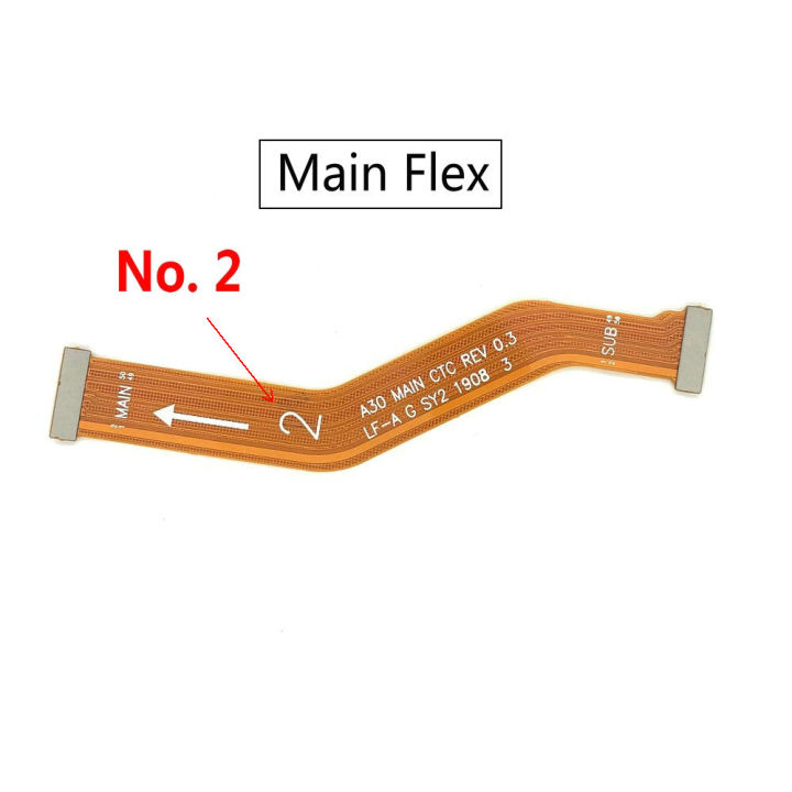 Main%20Motherboard%20LCD%20Display%20Connector%20Flex%20Ribbon%20Cable%20For%20Samsung%20Galaxy%20A30%20A305F%20SM-A305F%20Main%20Flex%20Cable%20-%20Image%205
