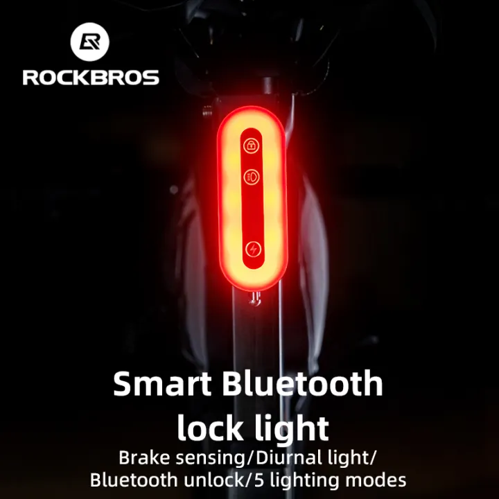 ROCKBROS%20Bicycle%20Rear%20Light%20Smart%20Bluetooth%205%20lighting%20Modes%20Lock%20Light%20Waterproof%20TYPE-C%20Rechargeable%20Brake%20Sensing%20Tail%20Light%20Bike%20Accessories%20-%20Image%206