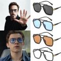 Tony Stark Men's Sunglasses Iron Man 3 Beauty Learning Metal Sunglasses.. 