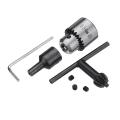Machifit 0.3-4mm Mini Electric Drill Chuck JTO Taper with 5mm Shaft Connecting Rod for 775 Motor. 