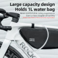 ROCKBROS Bicycle Bag 2.9L Large Capacity Bike Triangle Frame Bag Reflective Cycling Storage Front Tube Bag Bicycle Accessory. 