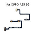 For OPPO A55 5G Power on / off Switch Button Side Volume Up Down Buttons Flex Cable Replacement Parts. 