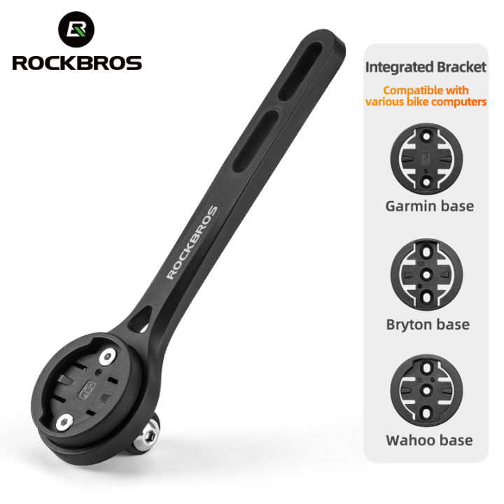 ROCKBROS Bicycle Computer Holder Nylon Bike Stopwatch Speedometer Mount Stand For Garmin Wahoo Bryton GoPro Light Stand