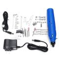 Universal Serial New Bus Electric Rechargeable Engraving Grinder Pen Pedicure Manicure Nail Drill Set -. 