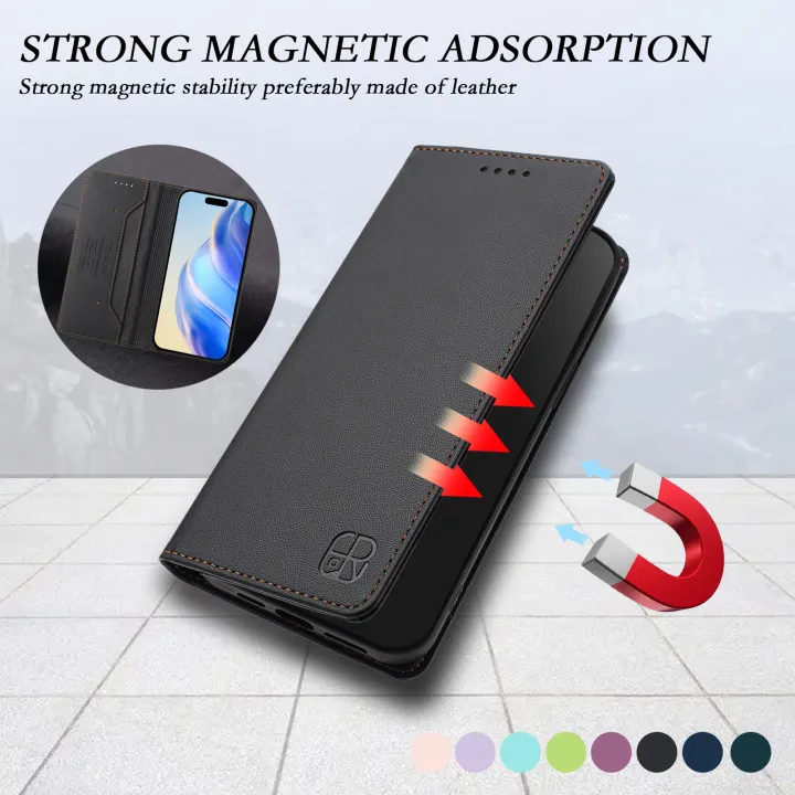 lthmy%20for%20OnePlus%2013%20cover%20leather%20wallet%20flip%20cover%20with%20card%20holder%20kickstand%20magnetic%20closure%20phone%20case%20-%20Image%206