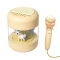 Mic Kids Microphone toys Girl Children's Music Baby Early Education Puzzle Carousel Hand Clap Drum Toy Rechargeable Gift A102. 