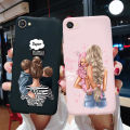 Soft Silicone Pretty Girls Phone Cover For Vivo Y55 Y55A Y55L Y55S 1603 1610 Case 5.2''. 