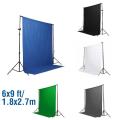 Grey 6 New x 9 ft Photography Screen Muslin Backdrop Photo Studio Background Photography Cotton Background Cloth - ash. 