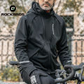 ROCKBROS Cycling Jacket Thermal Fleece Warm Windproof Autumn Winter Jersey for Men Women Outdoor Sport Elastic Long Sleeve Cycling Clothing. 
