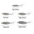 2 Color Fish-scale Metal Spinner Spoon Fishing Lure Hard Bait Sequins Noise Paillette Artificial Bait Sequins.
