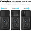 For Realme Note 60 case Armor Ring Cover adsorb Car Holder Shockproof Camera Protection for Realme Note 60 Back Cover Phone cases. 