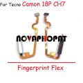For Tecno Camon 18 CH6 CH6n / 18P P CH7 CH7n / 18 Premier CH9 CH9n Home Button Fingerprint Sensor Return Power Flex Cable. 