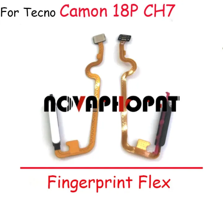 For%20Tecno%20Camon%2018%20CH6%20CH6n%20/%2018P%20P%20CH7%20CH7n%20/%2018%20Premier%20CH9%20CH9n%20Home%20Button%20Fingerprint%20Sensor%20Return%20Power%20Flex%20Cable%20-%20Image%202