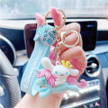 Anime Kawaii Sanrio Hello Kitty Keychain Holder Key Chain Car Keyring Backpack Pendant Ornaments Jewelry Gifts. 