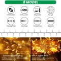 3Mx3M 300Leds Curtain Light AC220V 3X2M 200leds 3x1M 100Leds String Lights Fairy Festoon For Garland Xmas Window Christmas Wedding Ramadan Home Decoration. 