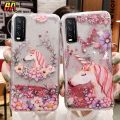 Y20 Y20S Y20i VIVO Y12S Y11S V2026 Y12A V2027 V2029 V2032 Y21 Y21S Y33S Y33t Y15S Y15A Cute Unicorn Pattern Liquid Dynamic Quicand Soft Rubber Phone Case For Girls. 