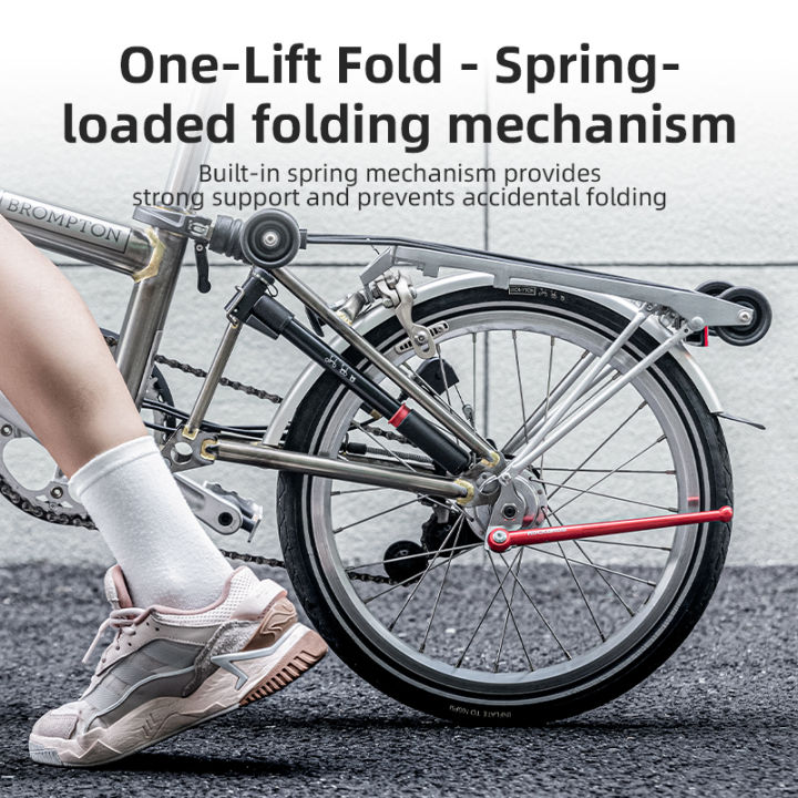ROCKBROS%20Bicycle%20Kickstand%20Aluminum%20Alloy%20Bike%20Stand%20for%2016%20Inch%20Folding%20Bikes%20Brompton%20-%20Image%202