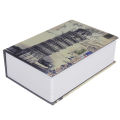 Home Storage Safe Box Dictionary Book Hidden Secret Lockable Money Cash Jewelry Storage Box Safe - Black small size. 