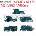For Samsung A03 Core A03S A13 4G 5G Audio Jack Microphone Charge charging Port Board Flex With Fast Charging IC. 