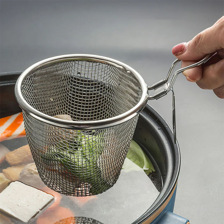 Stainless%20Steel%20Food%20Colander%20Filter%20Basket%20Hot%20Pot%20Noodle%20Vegetable%20Dumplings%20Separator%20Frying%20Pan%20Strainer%20-%20Image%204